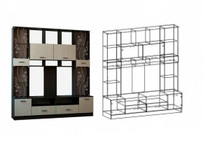 САБИНА ГОСТИНАЯ НАБОР №ВД-2 (венге/дуб белфорт) в Урае - uray.mebel24.online | фото 2