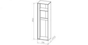 ЛИНДА-2 Шкаф 1-о дверный для одежды (ЛНД.02) в Урае - uray.mebel24.online | фото 2