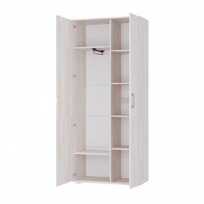 Шкаф 2-х створчатый Флоренция (ясень белый) в Урае - uray.mebel24.online | фото 2
