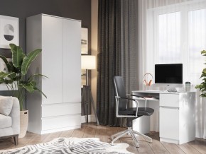 Шкаф 2-ств. с 2 ящиками "Бьянко" в Урае - uray.mebel24.online | фото 4
