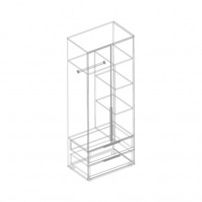 Шкаф 2-ств. с 2 ящиками "Лео" в Урае - uray.mebel24.online | фото 3