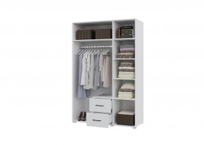 Шкаф 3-х створчатый с ящиками VICTOR (Белый) в Урае - uray.mebel24.online | фото 2