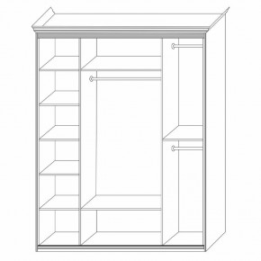 Шкаф 4-х дверный (корпус) Неаполь в Урае - uray.mebel24.online | фото 3