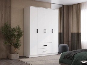 Шкаф 4-х створчатый Титан (белый) в Урае - uray.mebel24.online | фото 5