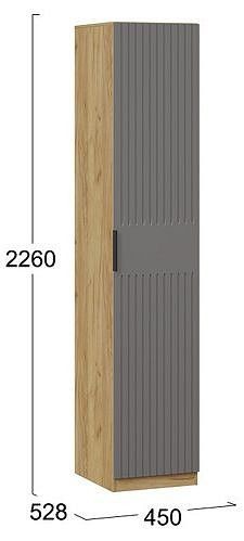 Шкаф для белья Хилтон в Урае - uray.mebel24.online | фото 4
