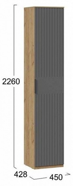 Шкаф для белья Хилтон Исп. 2 в Урае - uray.mebel24.online | фото 5
