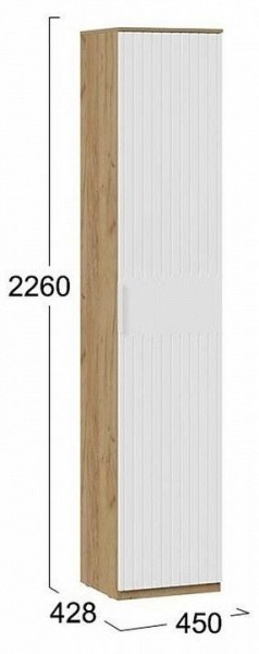 Шкаф для белья Хилтон Исп. 2 в Урае - uray.mebel24.online | фото 6