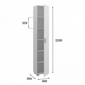 Шкаф для белья Монблан МБ-22К в Урае - uray.mebel24.online | фото 5