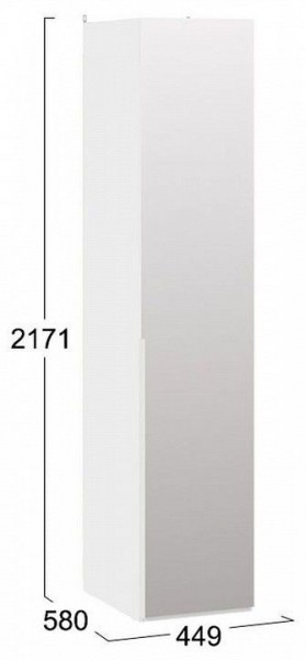 Шкаф для белья Порто СМ-393.07.002 в Урае - uray.mebel24.online | фото 4