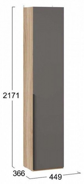 Шкаф для белья Порто СМ-393.07.211 в Урае - uray.mebel24.online | фото 12