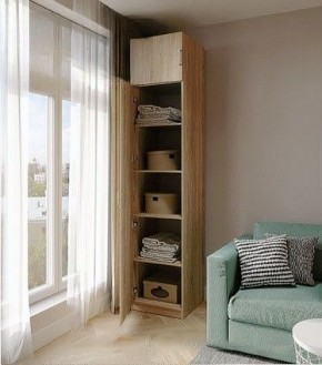 Шкаф для белья Село в Урае - uray.mebel24.online | фото 2