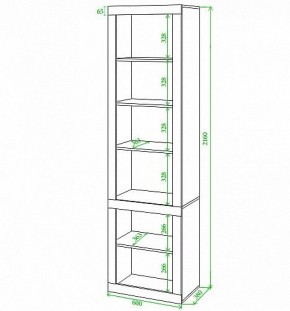 Шкаф для белья Toivo ВтВ-ФГ в Урае - uray.mebel24.online | фото 2