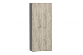 Шкаф для одежды НМ 040.42 "Санти" (Антрацит/Крафт Серый) в Урае - uray.mebel24.online | фото
