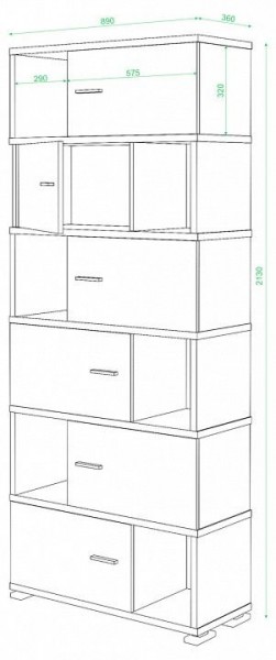 Шкаф комбинированный Домино СБ-30/6 в Урае - uray.mebel24.online | фото 2