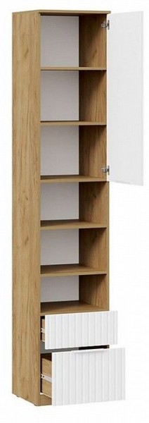 Шкаф комбинированный Хилтон Исп. 2 в Урае - uray.mebel24.online | фото 2