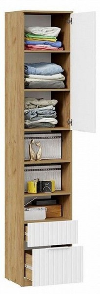 Шкаф комбинированный Хилтон Исп. 2 в Урае - uray.mebel24.online | фото 5