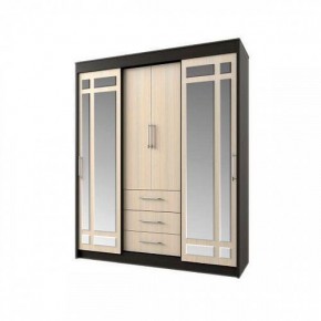 Шкаф-купе Фортуна (Венге/Дуб Белфорд) в Урае - uray.mebel24.online | фото 1