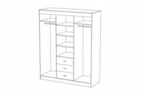 Шкаф-купе Фортуна (Венге/Дуб Белфорд) в Урае - uray.mebel24.online | фото 2