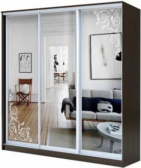 Шкаф-купе ХИТ 22-4-18-656 ОРНАМЕНТ в Урае - uray.mebel24.online | фото