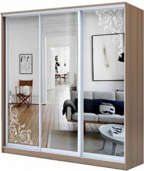 Шкаф-купе ХИТ 23-20/2-656 ОРНАМЕНТ в Урае - uray.mebel24.online | фото