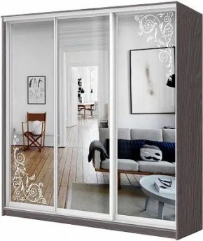 Шкаф-купе ХИТ 24-4-18-656 ОРНАМЕНТ в Урае - uray.mebel24.online | фото