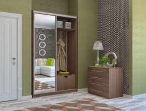 Шкаф-купе Ирина 1100 ЛДСП+Зеркало (монорельс) ЛДСП 1 кат. в Урае - uray.mebel24.online | фото 8