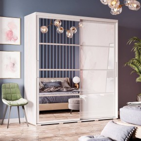 Шкаф-купе Крафт-6 1.6 м ШКК-06 (ясень белый) в Урае - uray.mebel24.online | фото
