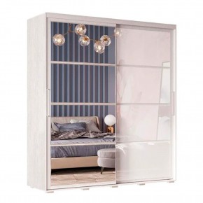 Шкаф-купе Крафт-6 1.6 м ШКК-06 (ясень белый) в Урае - uray.mebel24.online | фото 3