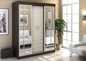 Шкаф-купе Лидер 1 венге-дуб в Урае - uray.mebel24.online | фото 2
