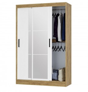 Шкаф-купе Тайм ШКК-03 (крафт/белый) в Урае - uray.mebel24.online | фото 2