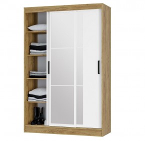 Шкаф-купе Тайм ШКК-03 (крафт/белый) в Урае - uray.mebel24.online | фото 3