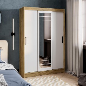 Шкаф-купе Тео ШКК-02 (крафт/белый) в Урае - uray.mebel24.online | фото