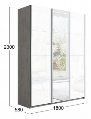 Шкаф-купе Траст СШК 2.180.60-15.13.15 в Урае - uray.mebel24.online | фото 3