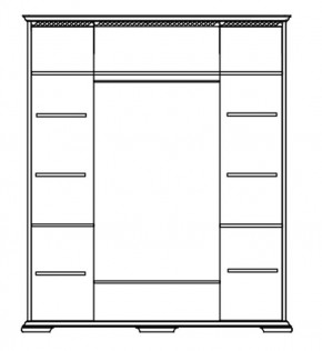 Шкаф Лика с зеркалом (ММ 137-01/04) в Урае - uray.mebel24.online | фото 4
