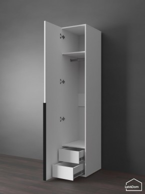 Шкаф Linnea MHR-1-3 2050х400х510 (Белый-М 11.1.2) в Урае - uray.mebel24.online | фото 7