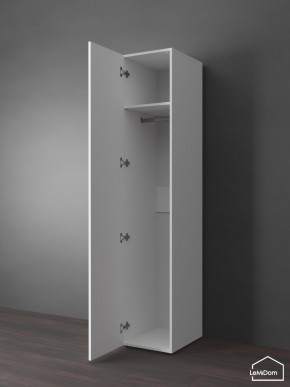 Шкаф Linnea MHR-1PO 2050х400х510 (Белый-М 11.1.2) в Урае - uray.mebel24.online | фото 4