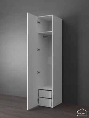 Шкаф Linnea MHR-1PO-3 2050х400х510 (Белый-М 11.1.1) в Урае - uray.mebel24.online | фото 4