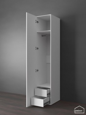 Шкаф Linnea MHR-1PO-3 2050х400х510 (Белый-М 11.1.1) в Урае - uray.mebel24.online | фото 5