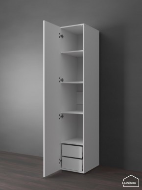 Шкаф Linnea MHR-1PO-4 2050х400х510 (Белый-М 11.1.2) в Урае - uray.mebel24.online | фото 5