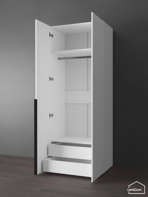 Шкаф Linnea MHR-2-3 2050х800х510 (Белый-М 11.1.2) в Урае - uray.mebel24.online | фото 5
