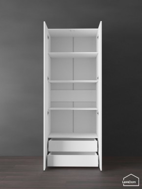 Шкаф Linnea MHR-2PO-4 2050х800х510 (Белый-М 11.1.1) в Урае - uray.mebel24.online | фото 6
