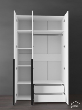 Шкаф Linnea MHR-3-2 2050х1200х510 (Белый-М 11.1.1) в Урае - uray.mebel24.online | фото 6