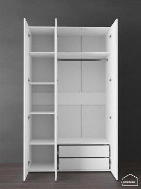 Шкаф Linnea MHR-3PO-2 2050х1200х510 (Белый-М 11.1.1) в Урае - uray.mebel24.online | фото 6