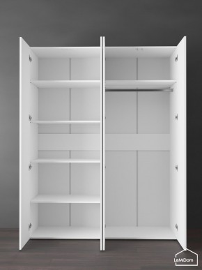 Шкаф Linnea MHR-4PO-1 2050х1600х510 (Белый-М 11.1.2) в Урае - uray.mebel24.online | фото 4