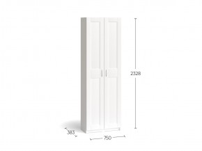 Шкаф МАКС двухдверный узкий, цвет белый в Урае - uray.mebel24.online | фото 3