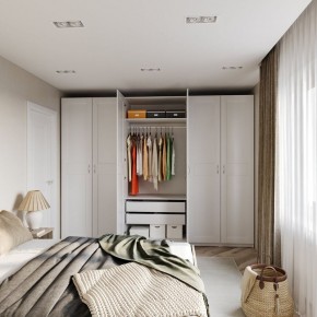 Шкаф МАКС двухстворчатый, цвет белый в Урае - uray.mebel24.online | фото 4