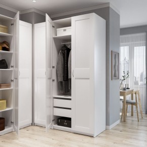 Шкаф МАКС однодверный, цвет белый в Урае - uray.mebel24.online | фото 4
