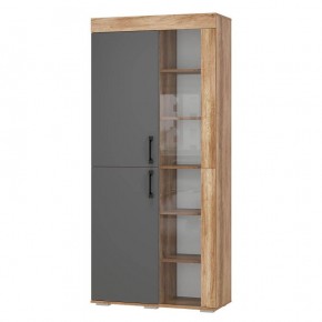 Шкаф многофункциональный Прима ШК-16 (Графит/Дуб каньон) в Урае - uray.mebel24.online | фото