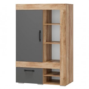 Шкаф многофункциональный Прима ШК-17 (Графит/Дуб каньон) в Урае - uray.mebel24.online | фото