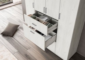 Шкаф Нельсон ШК-03 (Дуб Крафт белый/Дуб Крафт белый) в Урае - uray.mebel24.online | фото 2